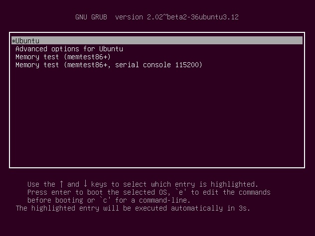 Kernel boot-time Options - Grub 1