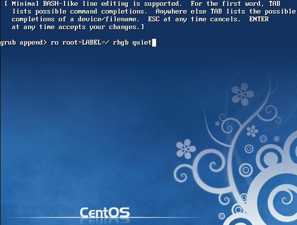 Menu Entry Editor Interface - GRUB Legacy