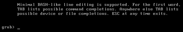Command Line Interface - GRUB 2